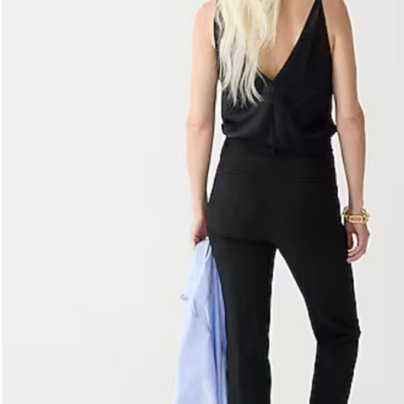 J. Crew High-rise Cameron pant in four-season stretch NWT Black - Picture 3 of 10